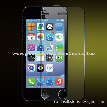 2014 New Hot-sale Colorful i5c Phone Tempered Glass Film, Not Waterproof and Anti-oil Pollution
